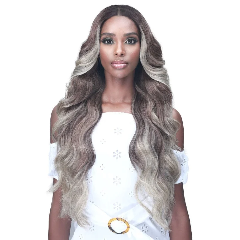 Colored wig with a silver - grey color for a trendy and cool - toned lookBobbi Boss 13x4 Glueless Lace Frontal Wig - MLF251 Arya