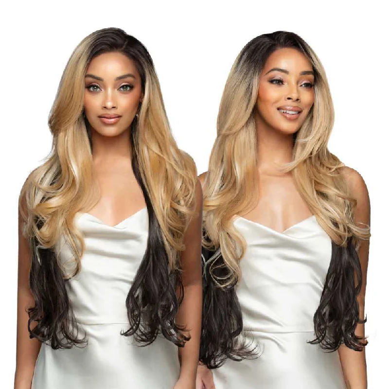 Colored wig with a wavy texture for a beachy and fun lookBobbi Boss Synthetic 13X6 Glueless Lace Wig - MLF866 Durah