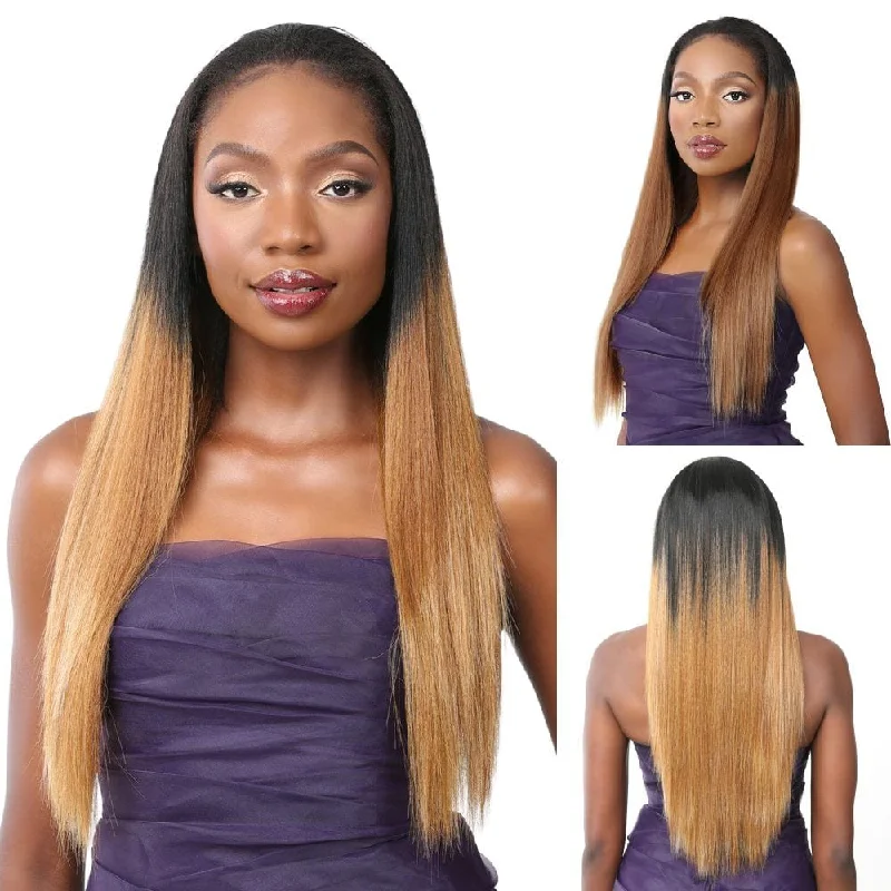 Colored wig with a silk - base cap for a comfortable and smooth feelNutique BFF Collection Synthetic Half Wig - HH BFF HW Stevie