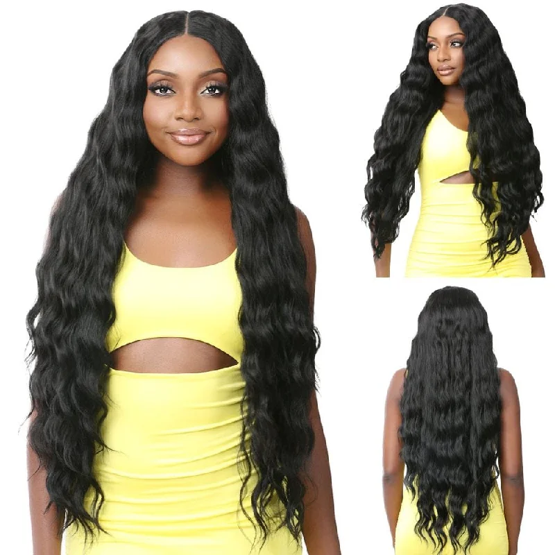 Colored wig with a pre - bleached knot for a natural - looking scalpNutique Glueless Lace Frontal Wig - Illuze 13x5 Lace Lumina