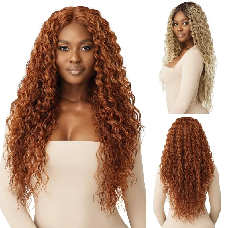 Colored wig with a middle - part for a classic and elegant styleOutre EveryWear Synthetic HD Lace Front Wig - Every 39