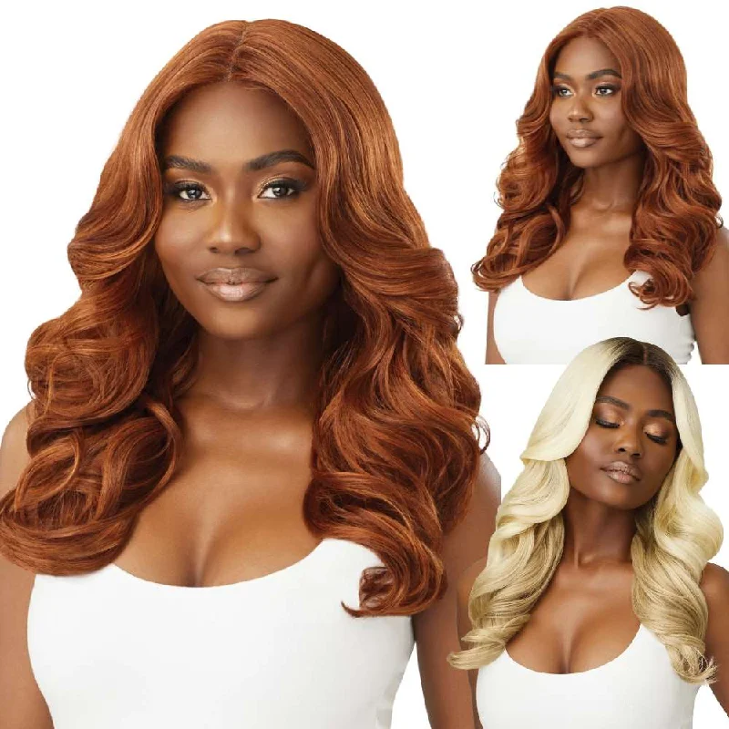 Colored wig with a blue - green ombre effect for a unique and trendy appearanceOutre EveryWear Synthetic HD Lace Front Wig - Every 42