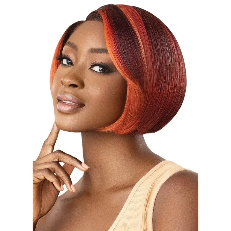 Colored wig with a pre - plucked hairline for a more natural lookOutre Melted Hairline Lace Front Wig - Kie