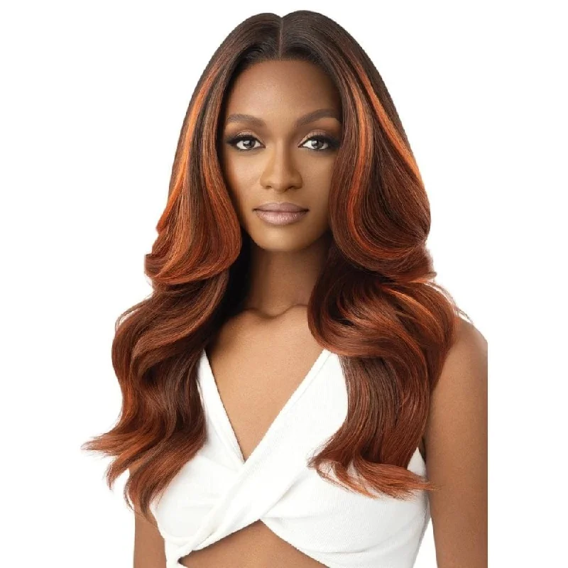 Colored wig with a side - swept bang for a sophisticated lookOutre Perfect Hairline 13x6 Lace Frontal Wig - Faris