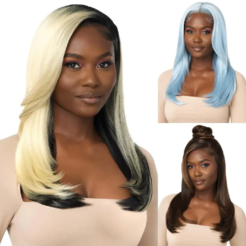 Colored wig with a silver - grey color for a trendy and cool - toned lookOutre Perfect Hairline 13x6 Lace Frontal Wig - Kaliya