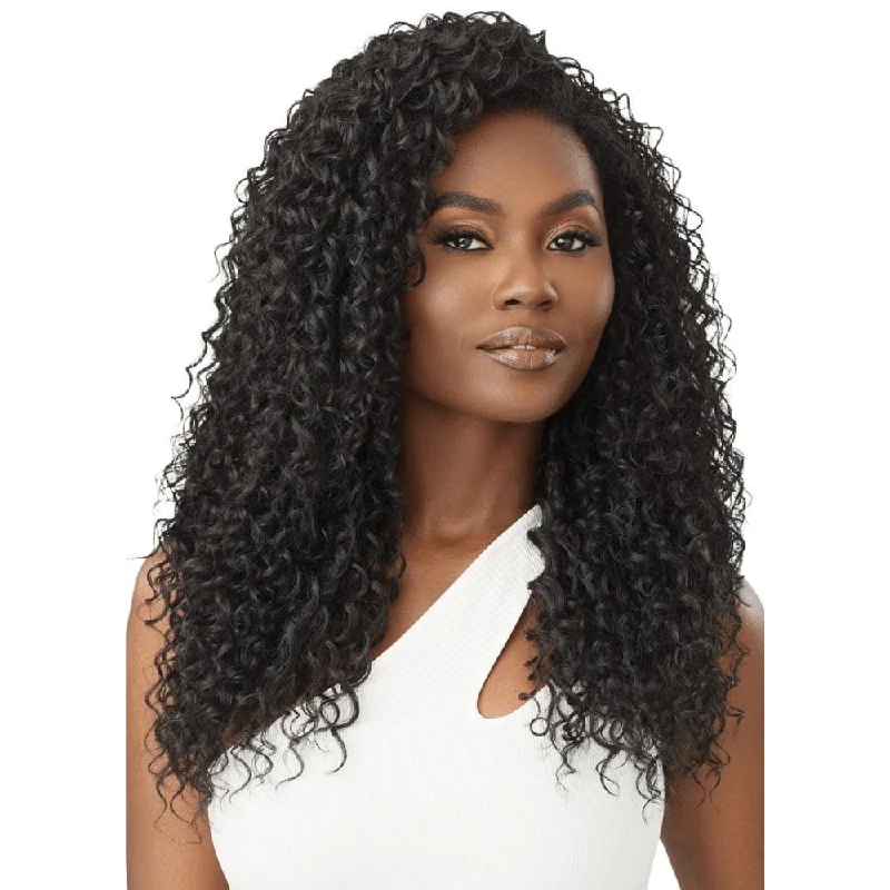 Human - hair colored wig for a natural and luxurious feelOutre Quick Weave Synthetic Half Wig - Natasha