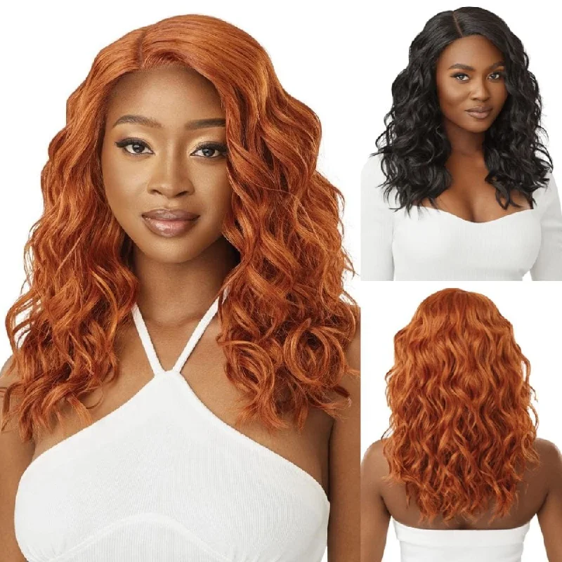 Human - hair colored wig for a natural and luxurious feelOutre Synthetic Glueless HD Lace Front Wig - Tavi