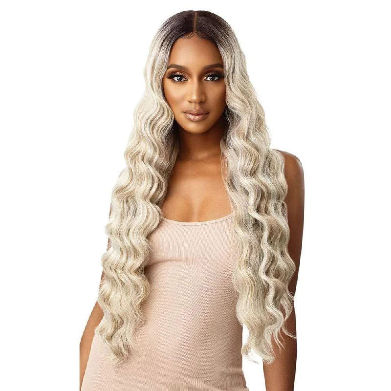 Colored wig with a curly texture for a bold and stylish choiceOutre SleekLay Part Lace Front Wig - Dalilah 34"