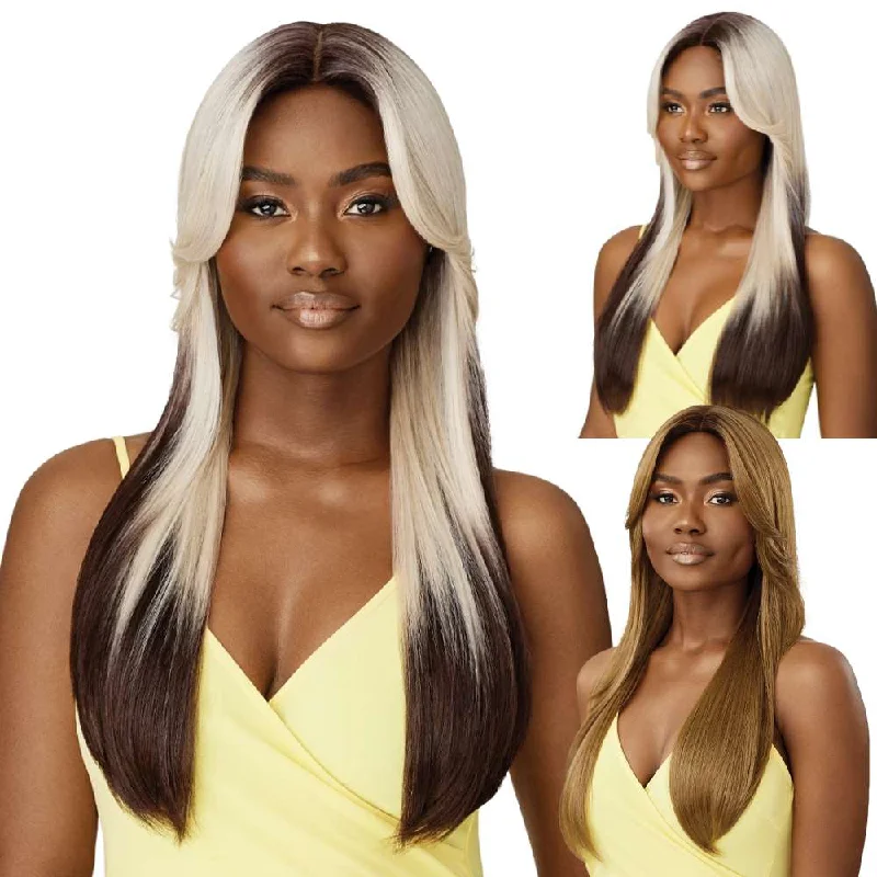 Colored wig with a side - part for a more flattering appearanceOutre The Daily Synthetic Lace Part Wig - Laniece