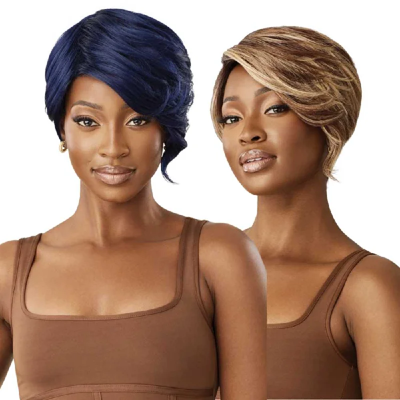 Colored wig with a pre - bleached knot for a natural - looking scalpOutre Wigpop Synthetic Full Wig - Jo