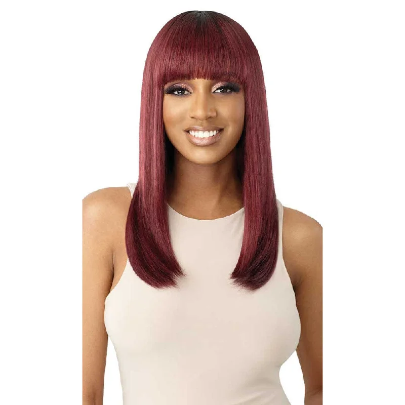 Colored wig with a curly texture for a bold and stylish choiceOutre Wigpop Synthetic Full Wig - Tassie