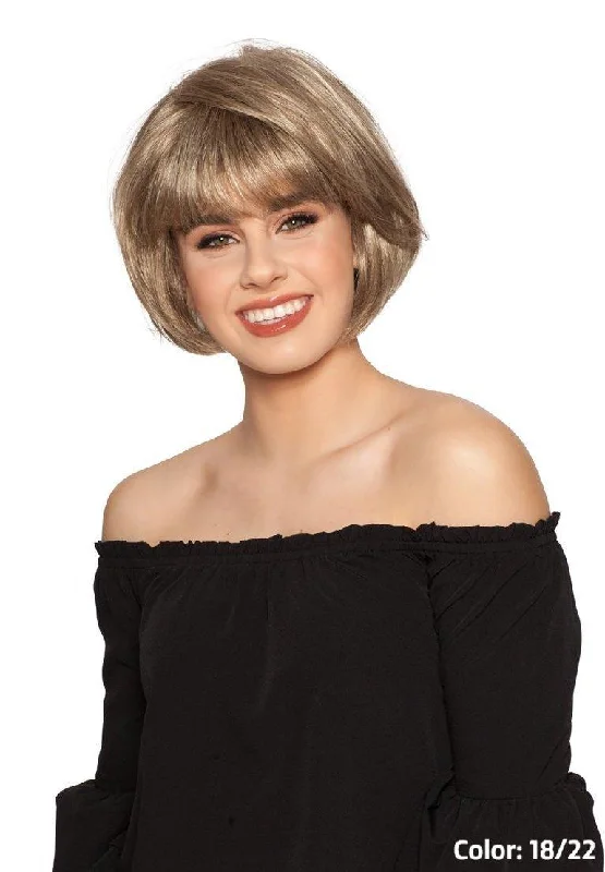 Ash - blonde bob wig for a trendy and cool - toned look500 Abbey by WIGPRO: Synthetic Wig | Clearance Sale