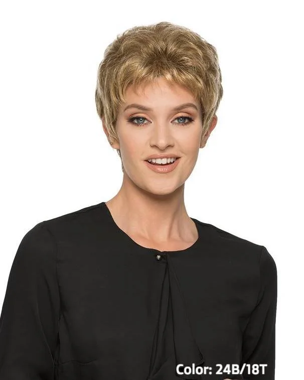 Bob wig made from high - quality synthetic fibers566 P.M. Candice by WigPro:Petite Synthetic Wig