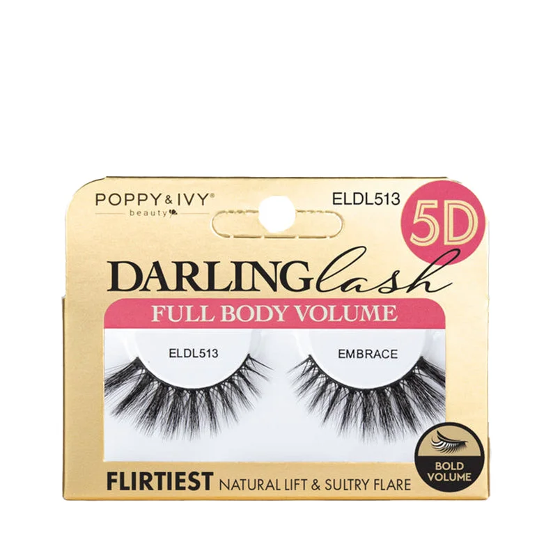 Lace wig in a chocolate - brown color for a rich and warm appearanceABSOLUTE NEW YORK Poppy & Ivy 5D Darling Multi Dimensional Lashes EMBRACE #ELDL513