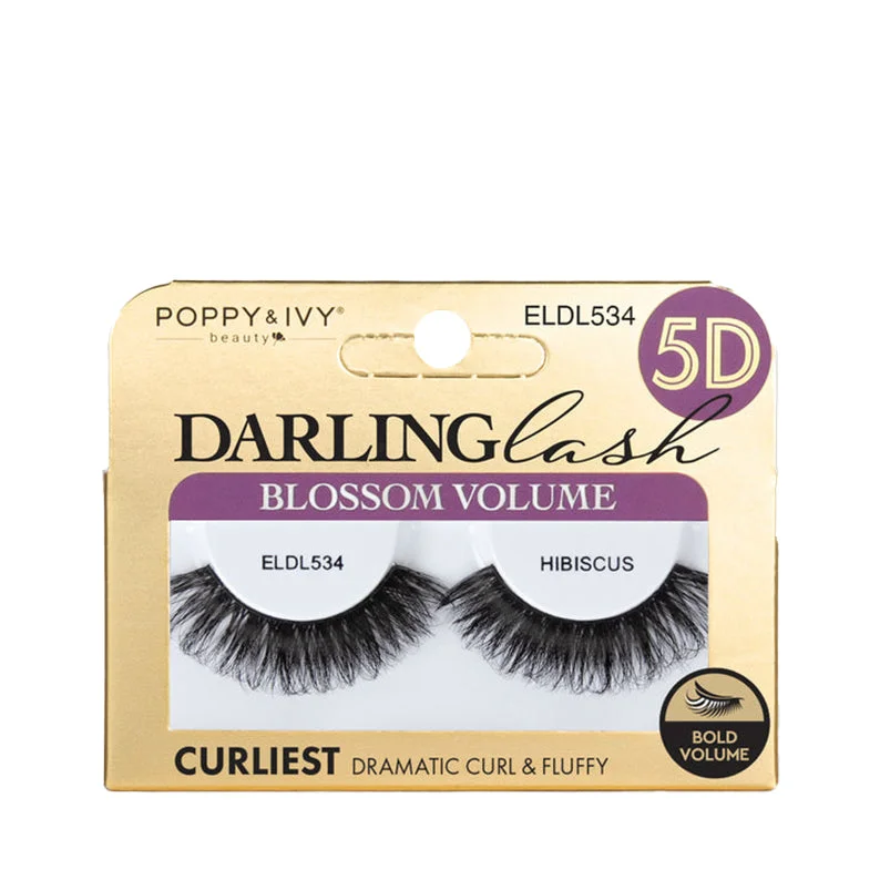 Lace wig with a pre - bleached knot for a natural - looking scalpABSOLUTE NEW YORK Poppy & Ivy 5D Darling Multi Dimensional Lashes HIBISCUS #ELDL534