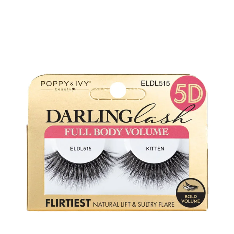 Lace wig with a 200 - density for a full and thick appearanceABSOLUTE NEW YORK Poppy & Ivy 5D Darling Multi Dimensional Lashes KITTEN #ELDL515