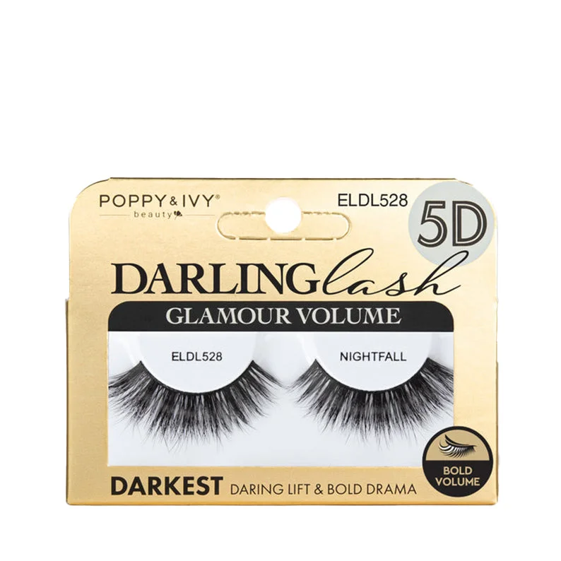 Lace wig with a pre - plucked hairline for a more natural lookABSOLUTE NEW YORK Poppy & Ivy 5D Darling Multi Dimensional Lashes NIGHTFALL #ELDL528