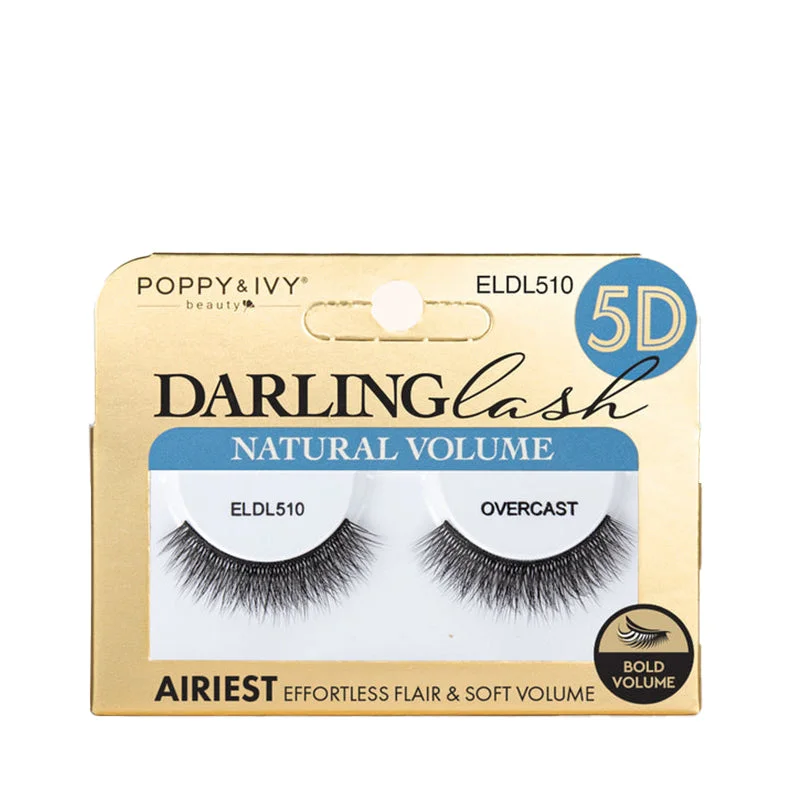 Lace wig with a middle - part for a classic and elegant styleABSOLUTE NEW YORK Poppy & Ivy 5D Darling Multi Dimensional Lashes OVERCAST #ELDL510