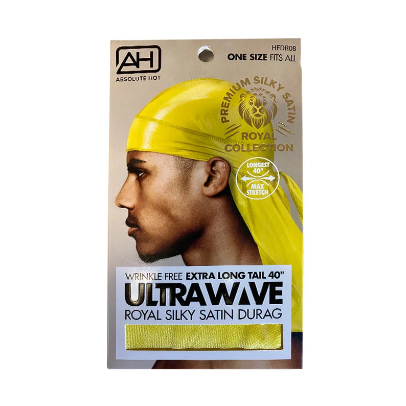 Lace wig with a natural - looking root for a more realistic lookABSOLUTE NEW YORK Ultra Wave Silky Durag [YELLOW] #HFDR08