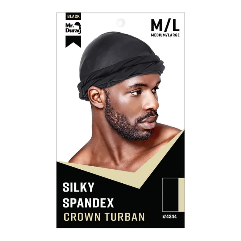 Lace wig with a curly texture for a bold and stylish choiceANNIE Mr. Durag Silky Spandex Crown Turban Medium / Large [BLACK] #04344