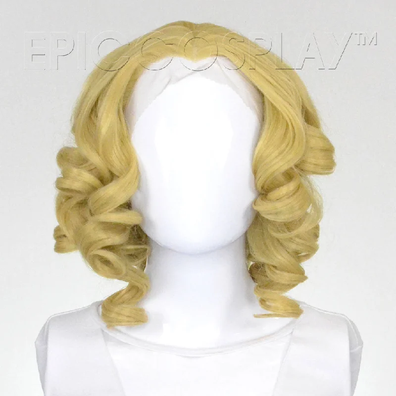 Lace wig with a 13x4 lace frontal for a wide - parting areaAries Lacefront - Caramel Blonde Wig