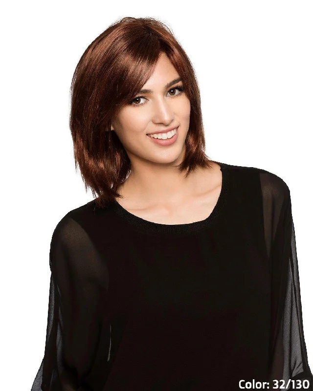 Bob wig with auburn highlights for a warm and vibrant appearanceBA607 Olivia LF by WigPro | Bali Synthetic Wig