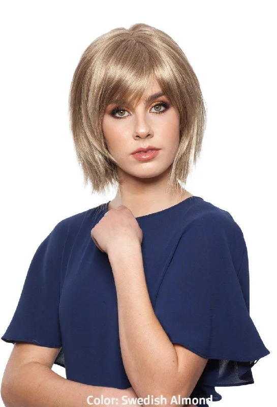 Lace - front bob wig for a seamless hairlineBA609 Isabella by WigPro | Bali Synthetic Wig | Clearance Sale