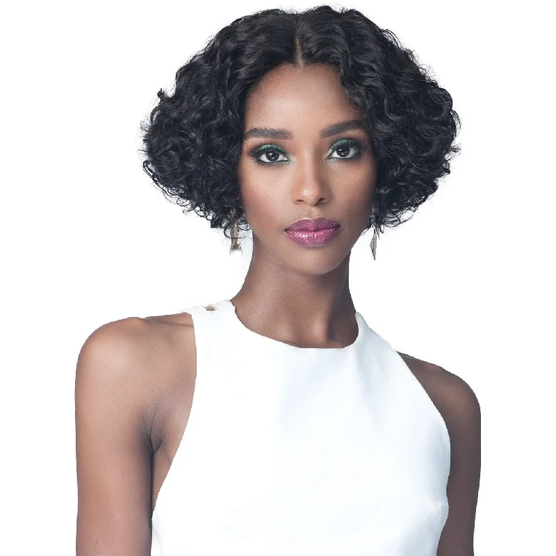 Lace wig with a middle - part for a classic and elegant styleBobbi Boss 100% Unprocessed Human Hair Lace Front Wig - MHLF425 Whitney