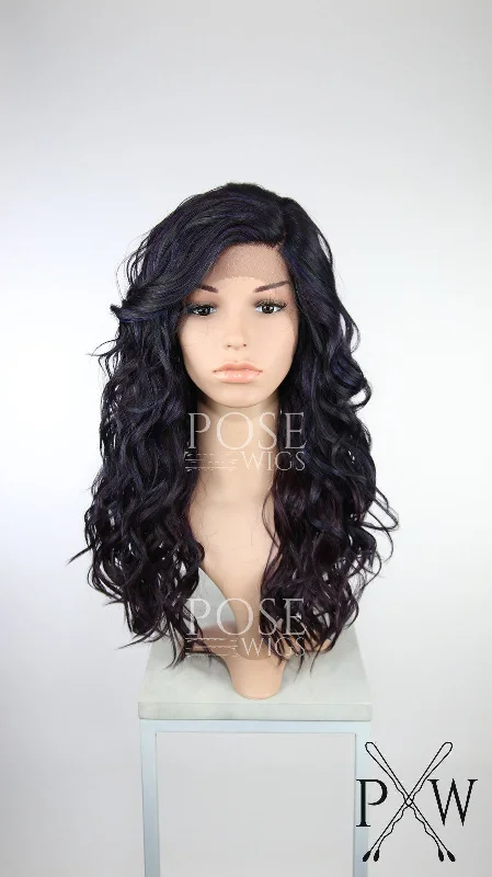 Lace wig with a side - swept bang for a sophisticated lookCalyx Dark Galaxy - Natural Series