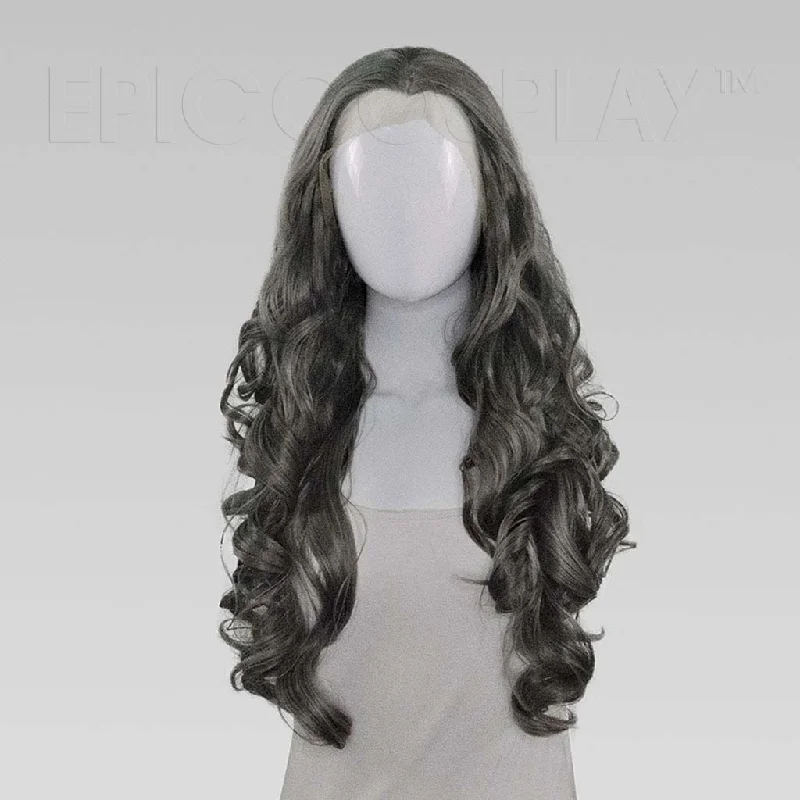 Lace wig with a platinum - blonde color for a bold and trendy lookDaphne Lacefront - Gunmetal Grey Wig