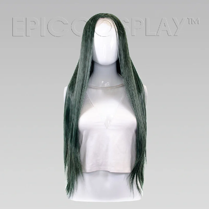 Full - lace wig with a natural - looking hairline for a seamless appearanceEros (Lacefront) - Forest Green Mix Wig