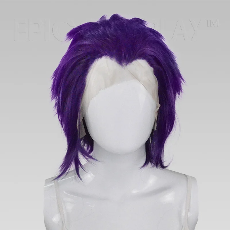 Lace wig with a honey - blonde color for a warm and sunny appearanceHades v2 - Royal Purple Wig