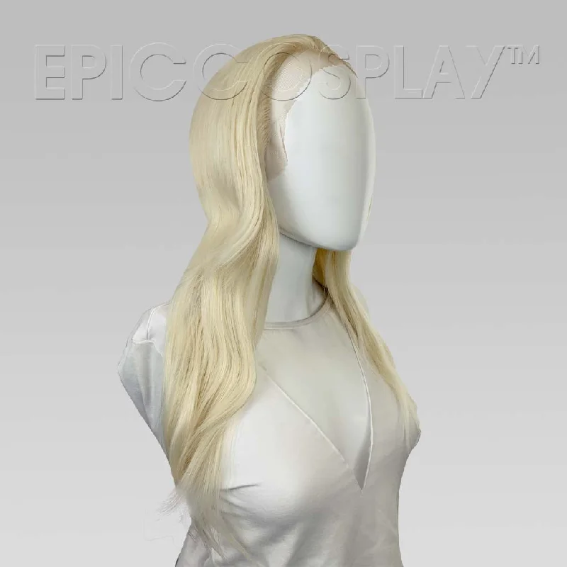 Lace wig with a platinum - blonde color for a bold and trendy lookHecate V2 Layered - Platinum Blonde Wig