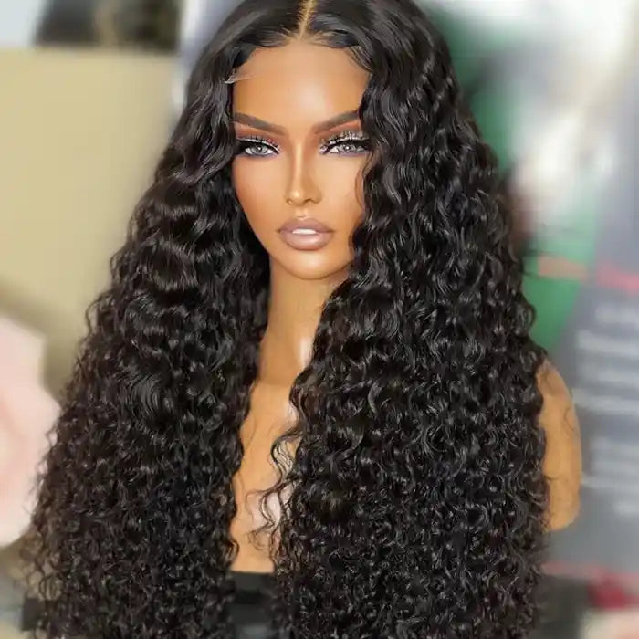 Full - lace wig with a natural - looking hairline for a seamless appearanceRaw Hair Italian Curly Wigs 7x7 6x6 5x5 4x4 Italian Wave HD Closure wig