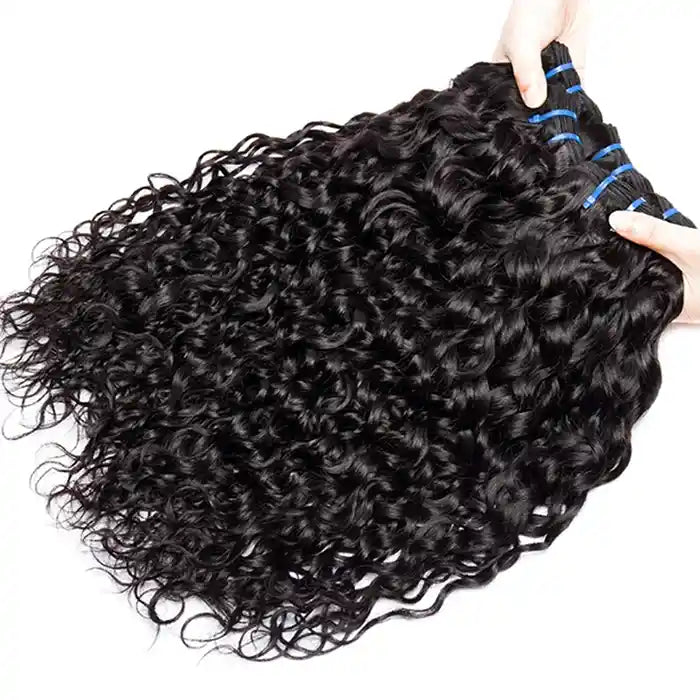 Human - hair lace wig for a luxurious and natural feelVirgin Hair Brazilian Hair Italian curl bundles deal 1 bundle/ 3 bundle /4 bundles