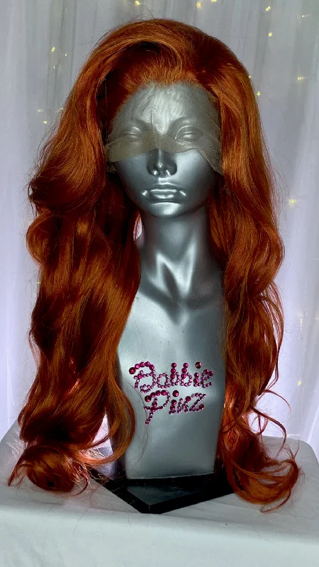 Adjustable - cap lace wig for a comfortable fit"Karen" - Ginger Snap