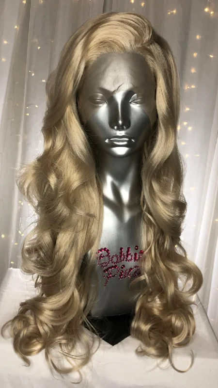 Human - hair lace wig for a luxurious and natural feel"Karen" - Pale Ash Blonde