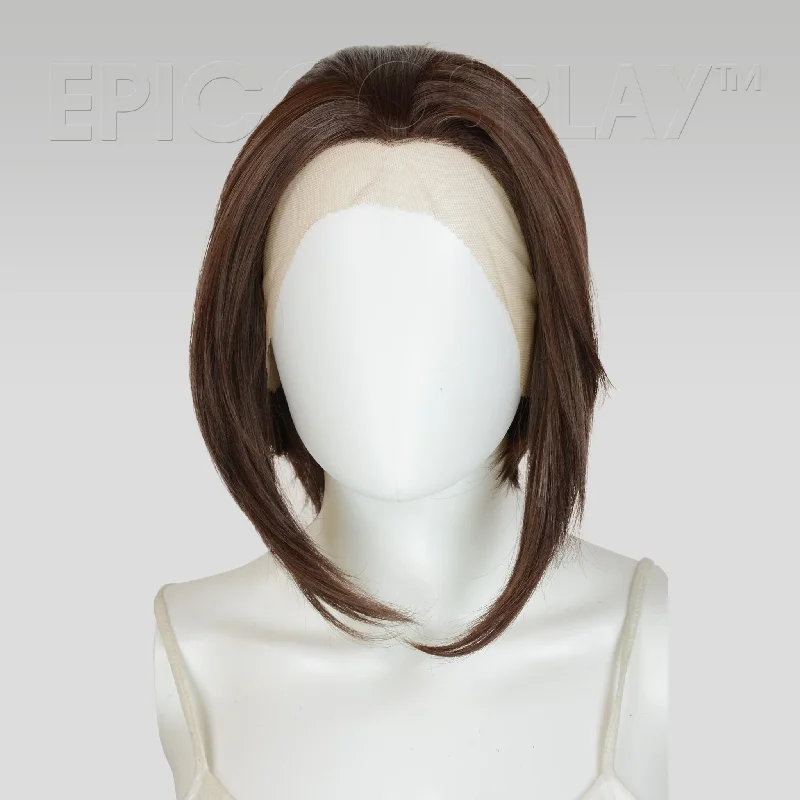 Lace wig with a middle - part for a classic and elegant styleKeto - Dark Brown Wig