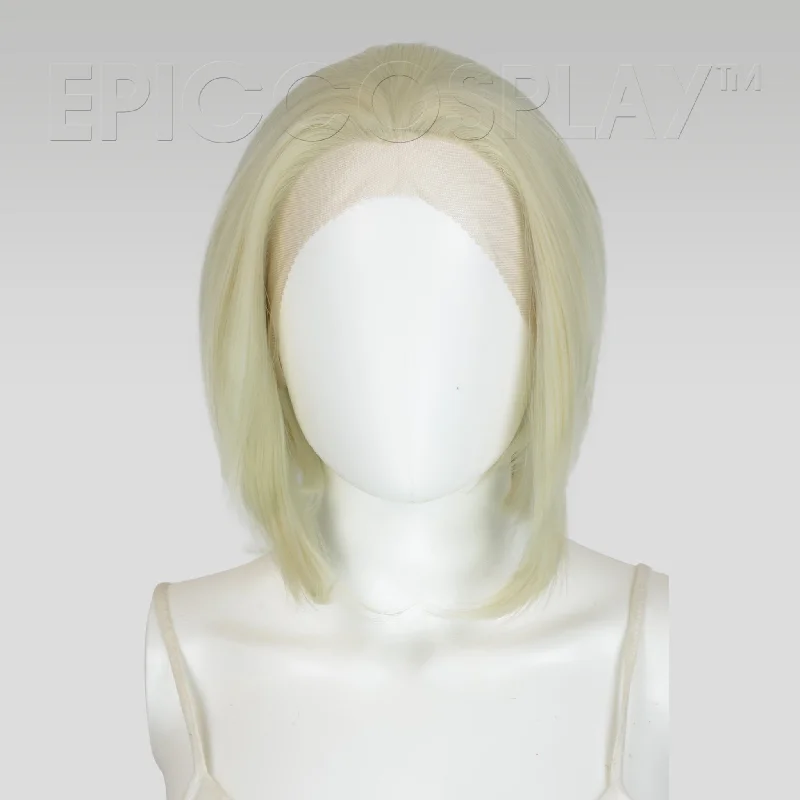 Lace wig with a middle - part for a classic and elegant styleKeto - Platinum Blonde Wig