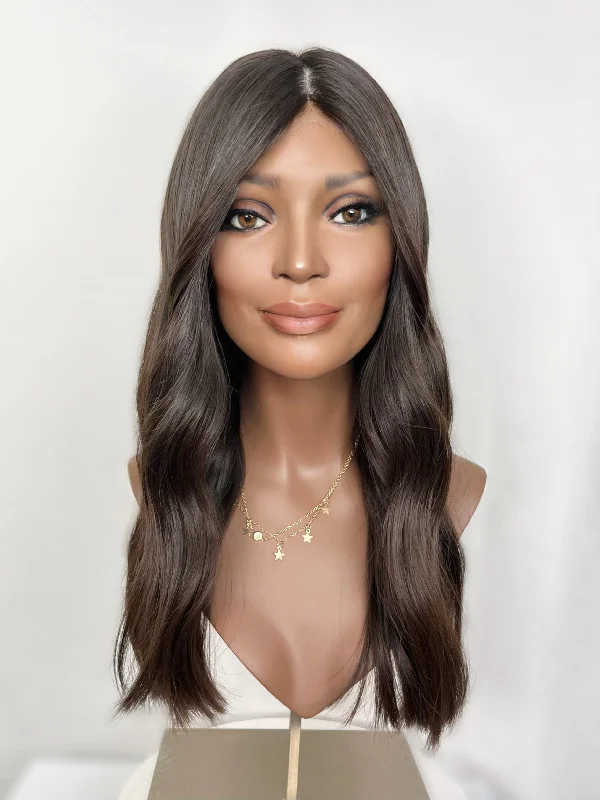 Short - bob wig for a super - sleek and minimalist styleLusta Lace Front Essentials Wig, "Natural Darkest Brunette" (R1698)