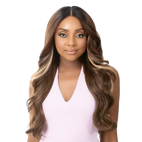 Lace wig with a silk - base cap for a comfortable and smooth feelMabel Illuze Lace Synthetic Lace Front Wig by Nutique