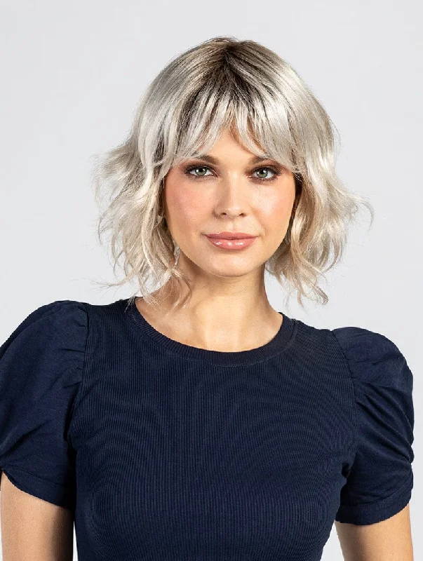 Lace - front bob wig for a seamless hairlineMarsha Wig by Envy | Lace Front | Mono Top