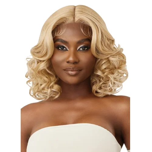 Lace wig with a side - swept bang for a sophisticated lookMaxie Glueless Synthetic Lace Front Wig by Outre