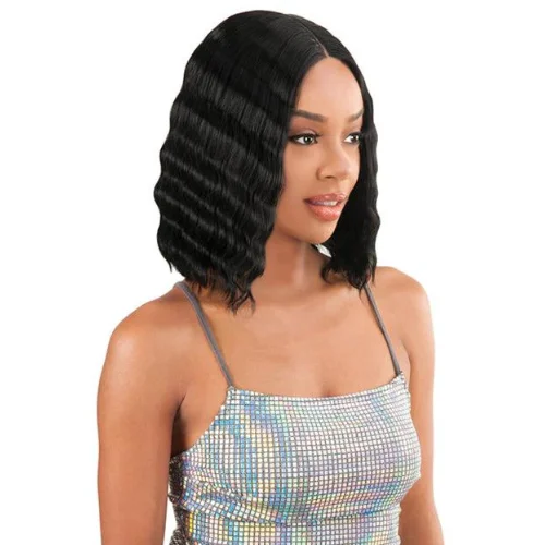 Lace wig with a straight texture for a sleek and minimalist lookMLCR11 New Born Free Synthetic Lace Front Wig by Chade Fashions