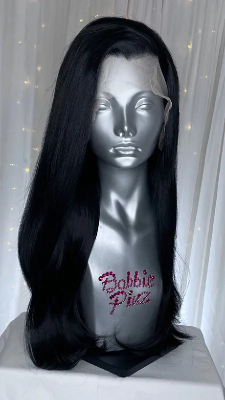 Lace wig with a straight texture for a sleek and minimalist look"Priya" - 1