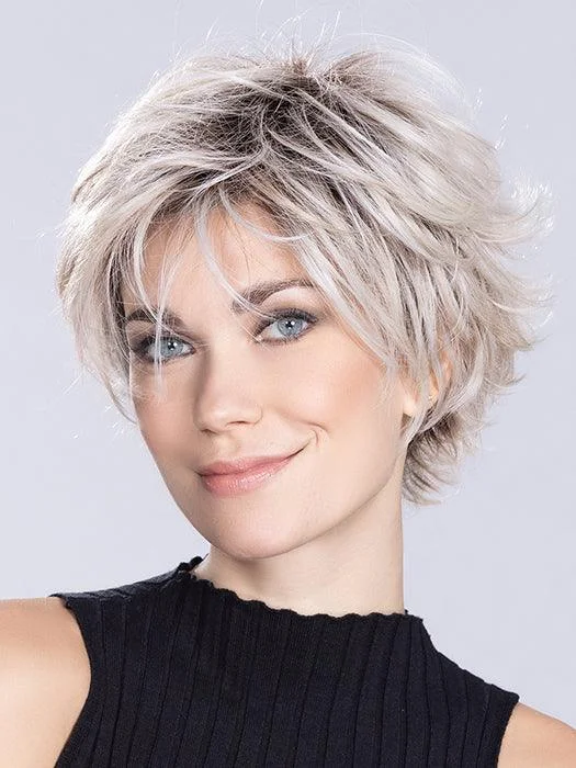 Bob wig with side - swept bangs for a sophisticated lookRelax Wig by Ellen Wille | Heat Friendly Synthetic (Lace Front Mono)