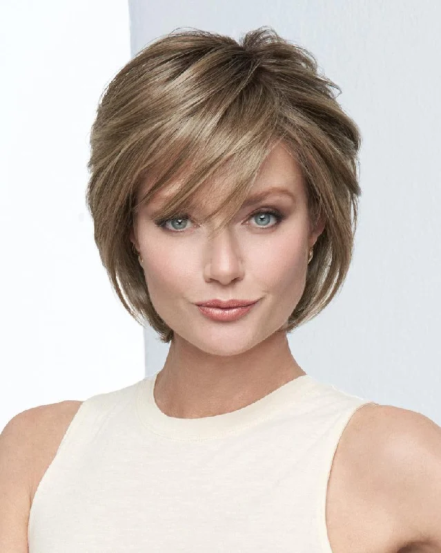 Bob wig with a monofilament cap for a breathable feelNow Or Never Wig by Raquel Welch | Synthetic Lace Front (Mono)