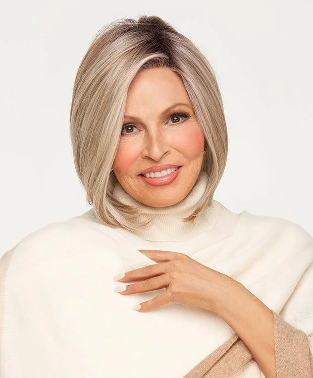 Bob wig with a pre - plucked hairline for a more natural lookOwn The Runway Wig by Raquel Welch | Synthetic Lace Front (Mono)