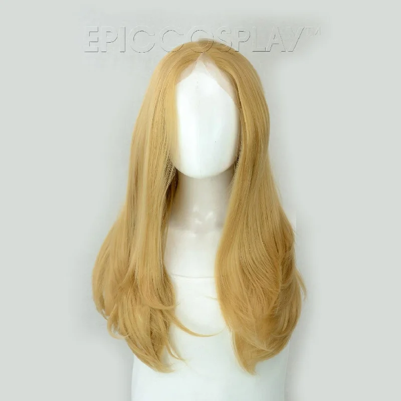 Human - hair lace wig for a luxurious and natural feelScylla - Caramel Blonde Wig