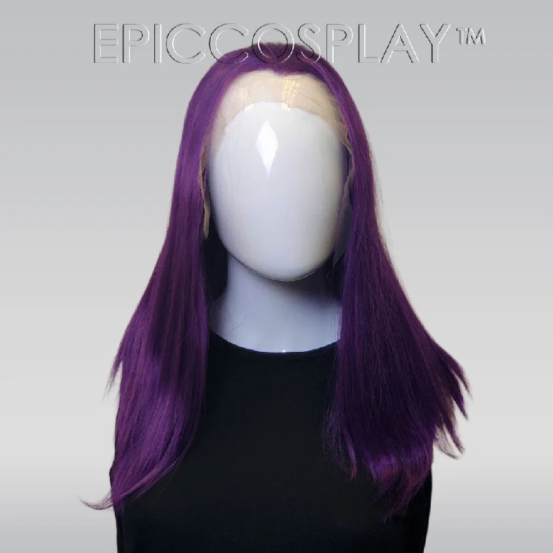 Adjustable - cap lace wig for a comfortable fitSignature - Indigo Purple Lace Front Wig